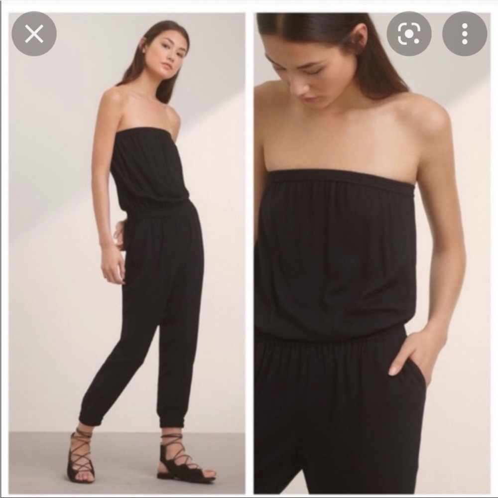 Aritzia Talula jogger jumpsuit with cinched waist